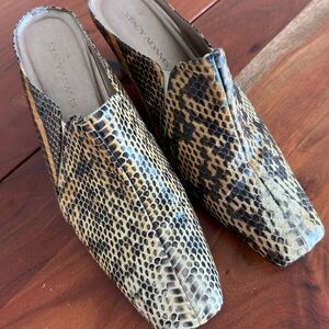 Stacy Adams Snake Skin Mules